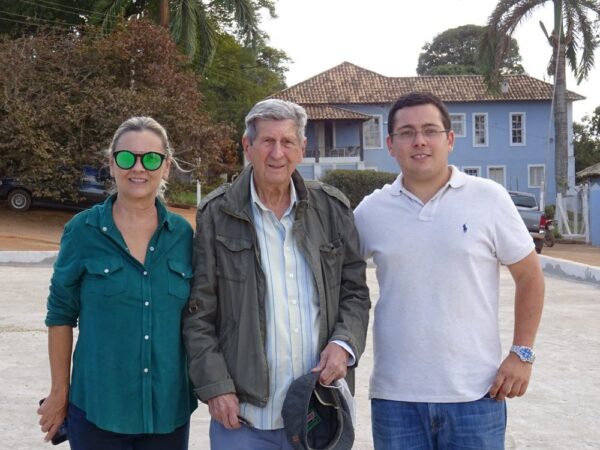 De Araujo Reis familie (vader, moeder, zoon).