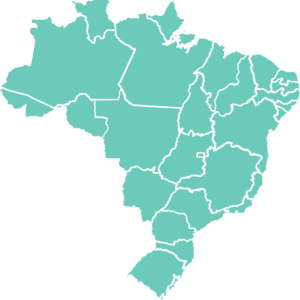 kaart van Brazilië